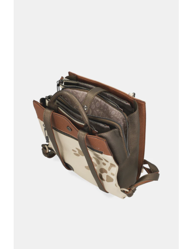 MOCHILA-CUADRADA-TRIPLE--CREMALLERA-SOLAPA-ASA-MANO-ASAS-REGULABLES-ANEKKE