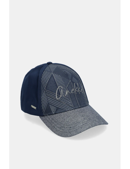 GORRA-AZUL-GRIS-ESTAMPADO-AURALIS-CIERRE-AJUSTABLE-TRASTERO-ANEKKE