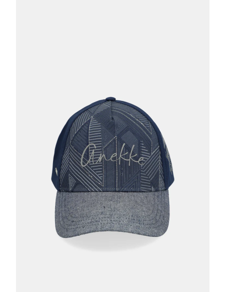 GORRA-AZUL-GRIS-ESTAMPADO-AURALIS-CIERRE-AJUSTABLE-TRASTERO-ANEKKE