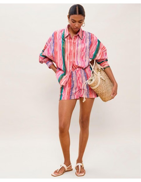 SHORTS-RAYAS-MULTICOLOR-ENGOMADO-CORDÓN-LOLA-CASADEMUNT