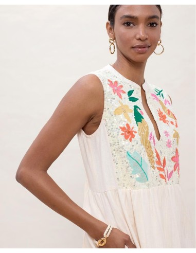 VESTIDO-LARGO-VOLANTES-SIN-MANGAS-LORO-FLORES-COLORIDAS-LOLA-CASADEMUNT