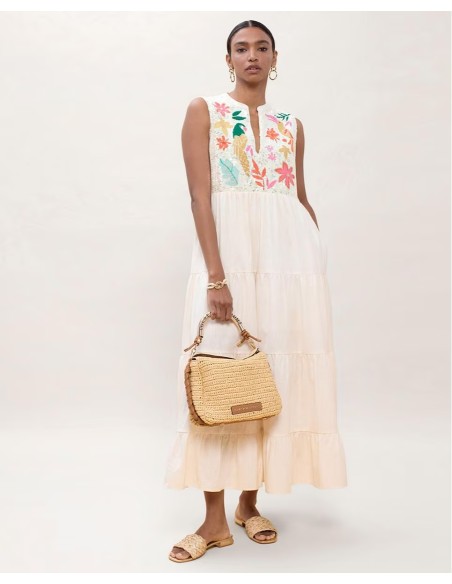 VESTIDO-LARGO-VOLANTES-SIN-MANGAS-LORO-FLORES-COLORIDAS-LOLA-CASADEMUNT