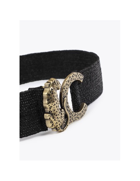 CINTURÓN-RAFIA-ELÁSTICO-HEBILLA-LEOPARD0-LOLA-CASADEMUNT