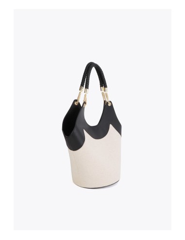 SHOPPER.DESESTRUCTURADO-EFECTO-PIEL.CANVAS-BICOLOR-NECESER-INTERIOR-LOLA-CASADEMUNT