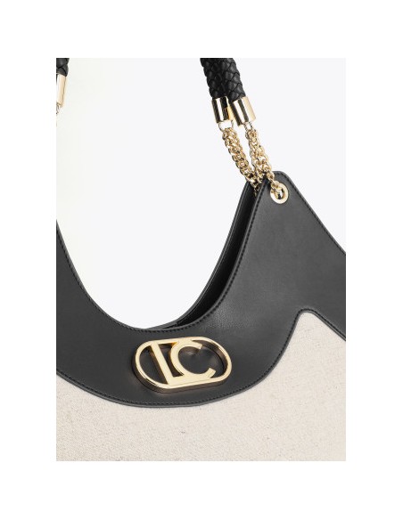 SHOPPER.DESESTRUCTURADO-EFECTO-PIEL.CANVAS-BICOLOR-NECESER-INTERIOR-LOLA-CASADEMUNT