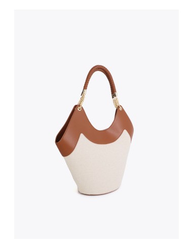 SHOPPER.DESESTRUCTURADO-EFECTO-PIEL.CANVAS-BICOLOR-NECESER-INTERIOR-LOLA-CASADEMUNT