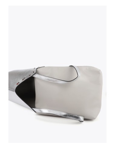 SHOPPER-METALIZADO-TACHAS-RECTANGULARES.NECESER-INTERIOR-ASAS-HOMBRO-LOLA-CASADEMUNT