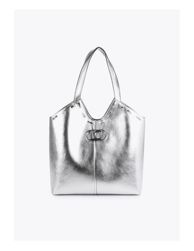 SHOPPER-METALIZADO-TACHAS-RECTANGULARES.NECESER-INTERIOR-ASAS-HOMBRO-LOLA-CASADEMUNT