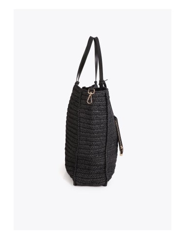 BOLSO-DESESTRUCTURADO-RAFIA-ASAS-HOMBRO-EFECTO-PÌEL-NEGRO-DETALLE-LENTEJUELAS-LOLA-CASADEMUNT