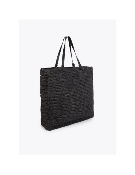 BOLSO-DESESTRUCTURADO-RAFIA-ASAS-HOMBRO-EFECTO-PÌEL-NEGRO-DETALLE-LENTEJUELAS-LOLA-CASADEMUNT