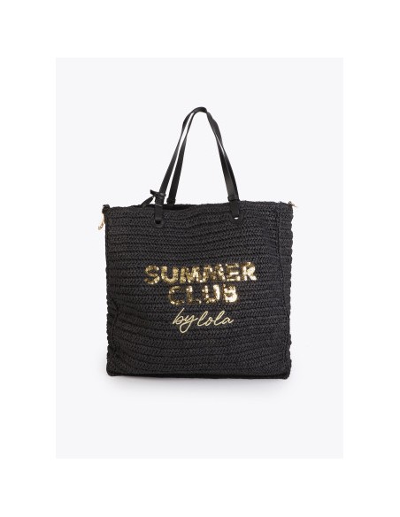 BOLSO-DESESTRUCTURADO-RAFIA-ASAS-HOMBRO-EFECTO-PÌEL-NEGRO-DETALLE-LENTEJUELAS-LOLA-CASADEMUNT