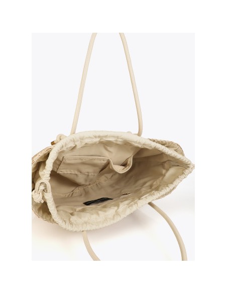 CAPAZO-MIMBRE.EFECTO-PIEL-CIERRE-CORDÓN-ASAS-MANO-ASA-BANDOLERA-LOLA-CASADEMUNT