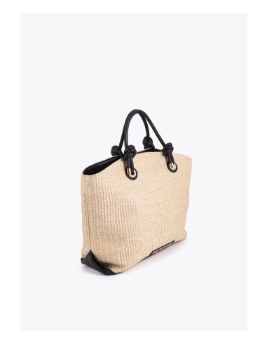 SHOPPER-EFECCTO-RAFIA-TIPO-CAPAZO-DOS-ASAS-ASA-BANDOLERA-DETALLES-EFECTO-PIELNEGRA-LOLA-CASADEMUNT