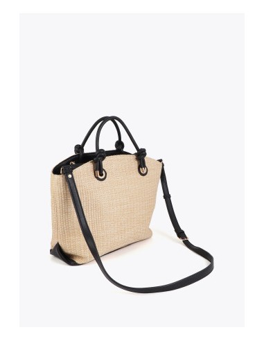 SHOPPER-EFECCTO-RAFIA-TIPO-CAPAZO-DOS-ASAS-ASA-BANDOLERA-DETALLES-EFECTO-PIELNEGRA-LOLA-CASADEMUNT