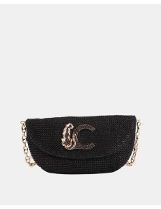 BANDOLERA-EFECTO-RAFIA-CIERRE-SOLAPA-IMÁN-ASA-LARGA-COMBINADA-CADENA-DORADA-LOLA-CASADEMUNT