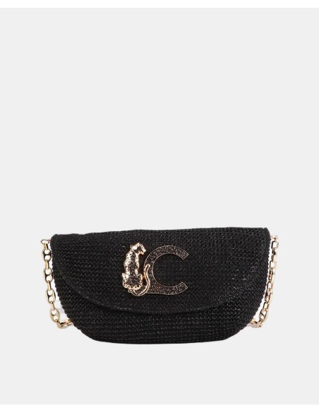 BANDOLERA-EFECTO-RAFIA-CIERRE-SOLAPA-IMÁN-ASA-LARGA-COMBINADA-CADENA-DORADA-LOLA-CASADEMUNT