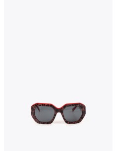 GAFAS-SOL-RECTANGULARES-MARRÓN-ROJO-LOLA-CASADEMUNT 2