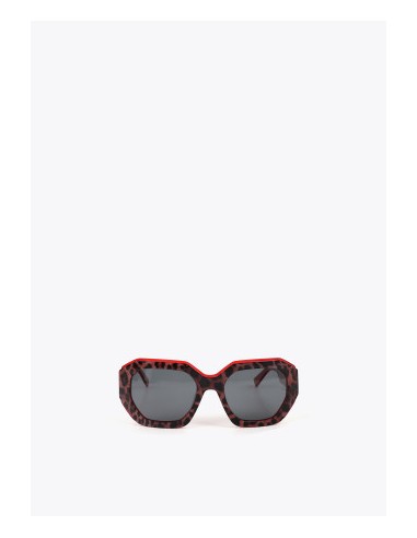 GAFAS-SOL-RECTANGULARES-MARRÓN-ROJO-LOLA-CASADEMUNT