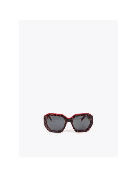 GAFAS-SOL-RECTANGULARES-MARRÓN-ROJO-LOLA-CASADEMUNT