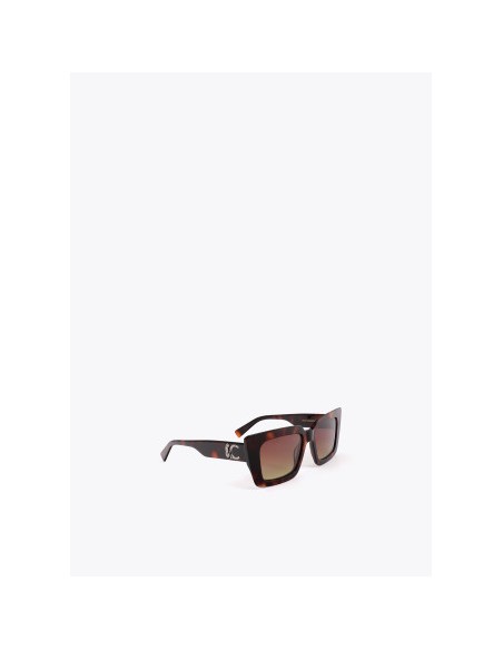 GAFAS-SOL-MARRONES-RECTANGULARES-LOGO-PATILLAS-LEOPARDO-LOLA-CASADEMUNT