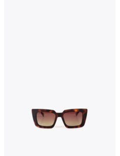 GAFAS-SOL-MARRONES-RECTANGULARES-LOGO-PATILLAS-LEOPARDO-LOLA-CASADEMUNT 2