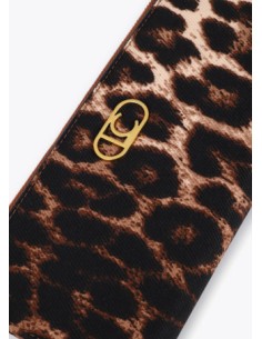 CARTERA-ANIMAL-PRINT-DOS-COMPARTIMENTOS-A PRESIÓN-CREMALLERA-LOGO-DORADO-LOLA-CASADEMUNT 2