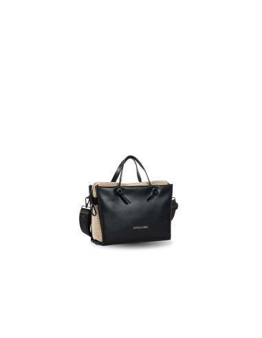 BOLSO-BANDOLERA-COMBINADO-PIEL-SINTÉTICA-REJILLA-ASAS-MANO-ASA-BANDOLERA-DEVOYA&LOMBA