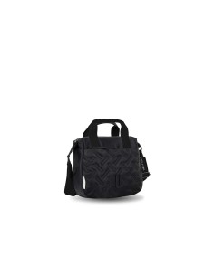 BOLSO-BANDOLERA-NEGRA-NYLON-ACOLCHADO-COMPARTIMENTO-FRONTAL-TRASERO-IRON-DEVOTA&LOMBA 2