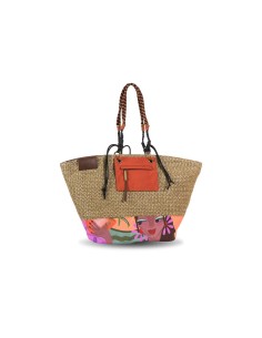 CAPAZO-RAFIA-NYLON-DETALLE-MONEDERO-EXTRAIBLE-TELA-MULTICOLOR-DEVOTA-LOMBA 2