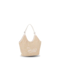 BOLSO-SHOPPER-PAJA-BEIGE-ASAS-HOMBRO-CIERRE-CREMALLERA-FLOCK-DEVOTA&LOMBA