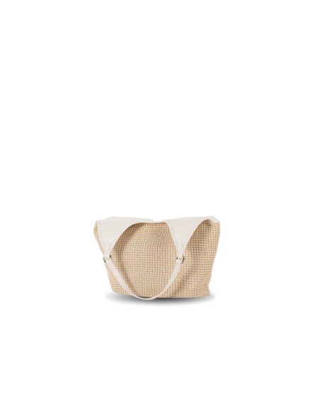 BOLSO-SHOPPER-PAJA-BEIGE-ASAS-HOMBRO-CIERRE-CREMALLERA-FLOCK-DEVOTA&LOMBA