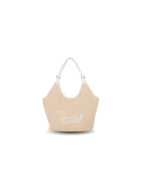 BOLSO-SHOPPER-PAJA-BEIGE-ASAS-HOMBRO-CIERRE-CREMALLERA-FLOCK-DEVOTA&LOMBA