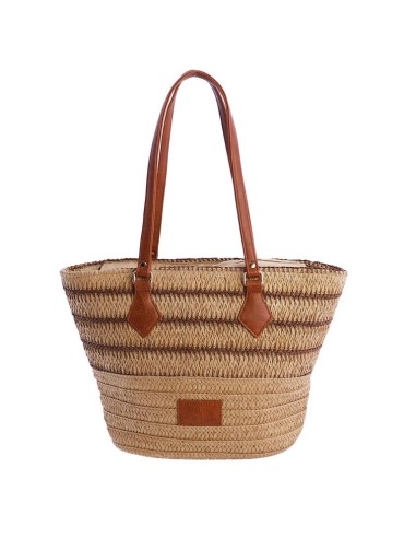 BOLSO-CAPAZO-MARRÓN-FIBRAS-NATURALES-TRENZADAS-ASAS-HOMBRO-CIERRE-CREMALLERA-ALINA-DON-ALGODÓN