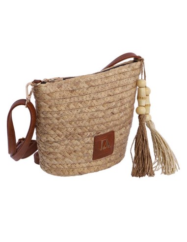 BANDOLERA-FIBRAS-NATURALES-TRENZADAS-ASA-REGULABLE-POMPÓN-JÉRICA-DON-ALGODÓN