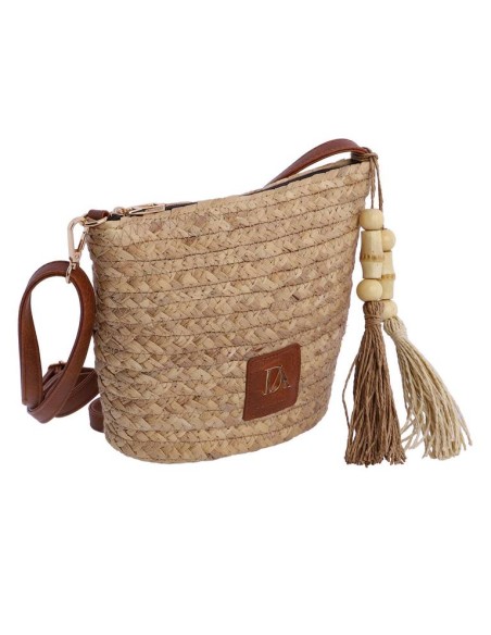 BANDOLERA-FIBRAS-NATURALES-TRENZADAS-ASA-REGULABLE-POMPÓN-JÉRICA-DON-ALGODÓN