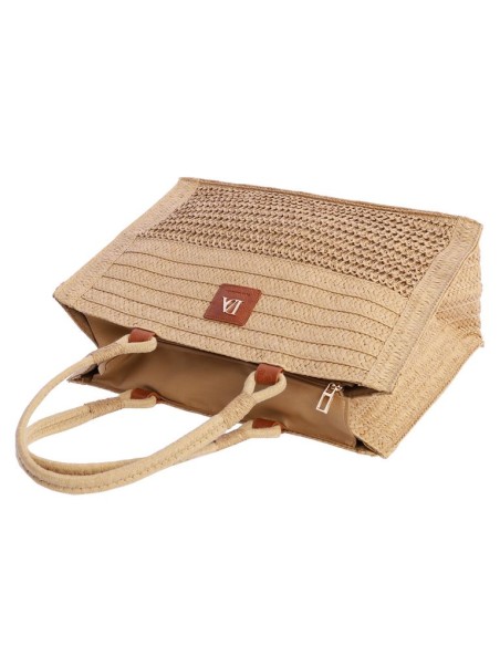 SHOPPER-BEIGE-FIBRAS-NATURALES-TRENZADAS-ASAS-HOMBRO-CUERRE-CREMALLERA-LIORIA-DON-ALGODÓN