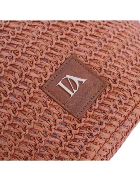 BOLSO-MANO-BANDOLERA-NARANJA-FIBRA-NATURALES-SILENE-DON-ALGODÓN