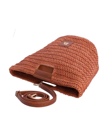 BOLSO-MANO-BANDOLERA-NARANJA-FIBRA-NATURALES-SILENE-DON-ALGODÓN