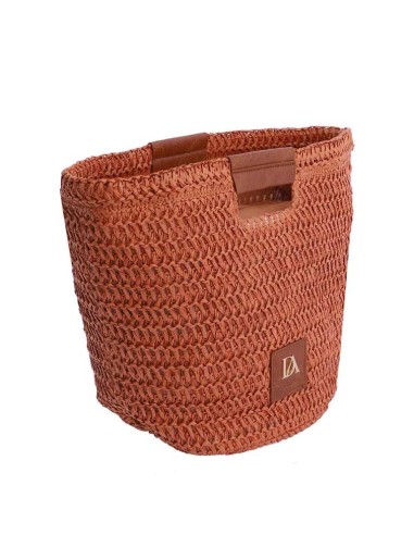 BOLSO-MANO-BANDOLERA-NARANJA-FIBRA-NATURALES-SILENE-DON-ALGODÓN