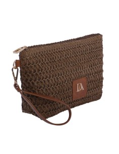 BOLSO-MANO-MARRÓN-ASA-LATERAL-EXTRAÍBLE-CIERRE-CREMALLERA-RILENA-DON-ALGODÓN 2