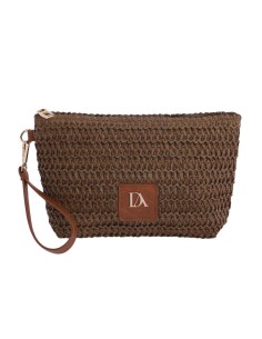 BOLSO-MANO-MARRÓN-ASA-LATERAL-EXTRAÍBLE-CIERRE-CREMALLERA-RILENA-DON-ALGODÓN