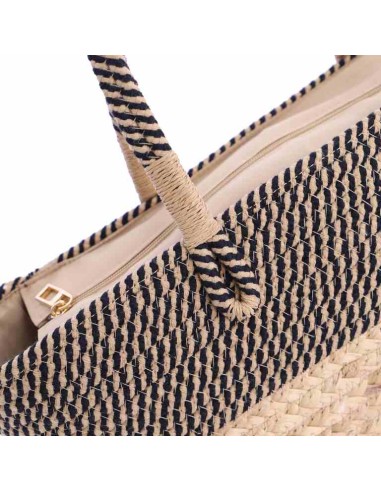 SHOPPER-BICOLOR-NATURAL-NEGRO-RAFIA-CUERDAS-TRENZADAS-ASAS-HOMBRO-KARINA-DON-ALGODÓN