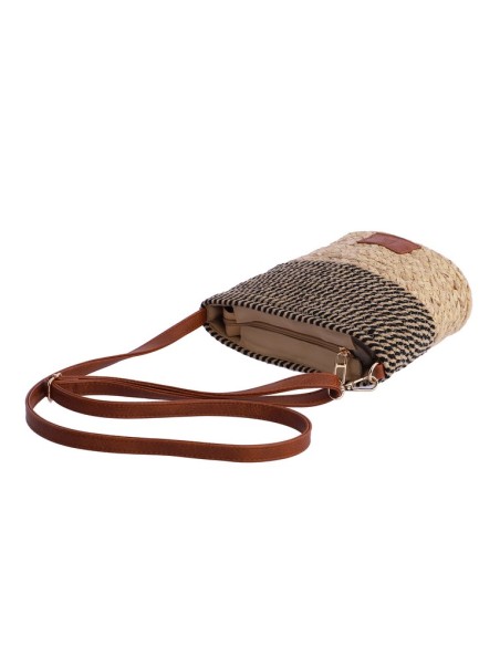 BANDOLERA-COMBINADA-NATURAL-NEGRO-RAFIA-CUERDAS-TRENZADAS-ASA-BANDOLERA-REGULABLE-KARINA-DON-ALGODÓN