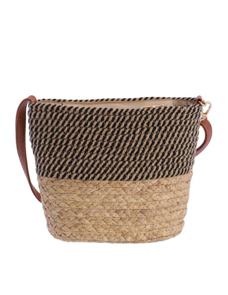 BANDOLERA-COMBINADA-NATURAL-NEGRO-RAFIA-CUERDAS-TRENZADAS-ASA-BANDOLERA-REGULABLE-KARINA-DON-ALGODÓN