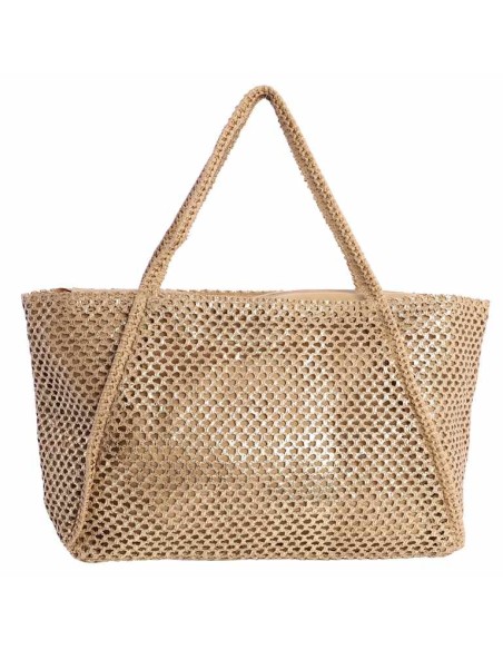 BOLSO-HOMBRO-DORADO-METALIZADO-FIBRAS-NATURALES-TRENZADAS-ASAS-HOMBRO-TALINE-DON-ALGODÓN