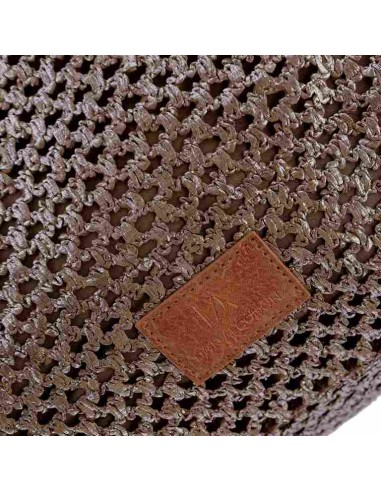 BOLSO-HOMBRO-MARRÓN-METALIZADO-FIBRAS-NATURALES-TRENZADAS-ASAS-HOMBRO-TALINE-DON-ALGODÓN