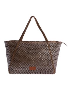 BOLSO-HOMBRO-MARRÓN-METALIZADO-FIBRAS-NATURALES-TRENZADAS-ASAS-HOMBRO-TALINE-DON-ALGODÓN