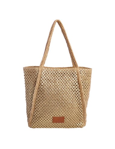 SHOPPER-HOMBRO-METALIZADO-DORADO-FIBRAS-NATURALES-TRENZADAS-DON-ALGODÓN