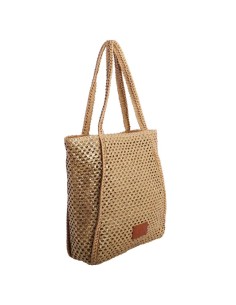 SHOPPER-HOMBRO-METALIZADO-DORADO-FIBRAS-NATURALES-TRENZADAS-DON-ALGODÓN 2
