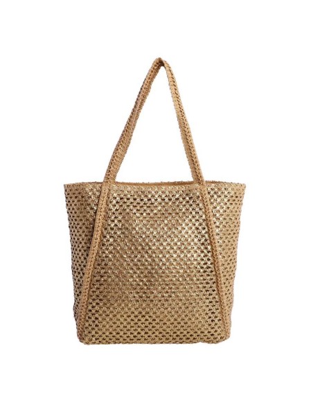SHOPPER-HOMBRO-METALIZADO-DORADO-FIBRAS-NATURALES-TRENZADAS-DON-ALGODÓN